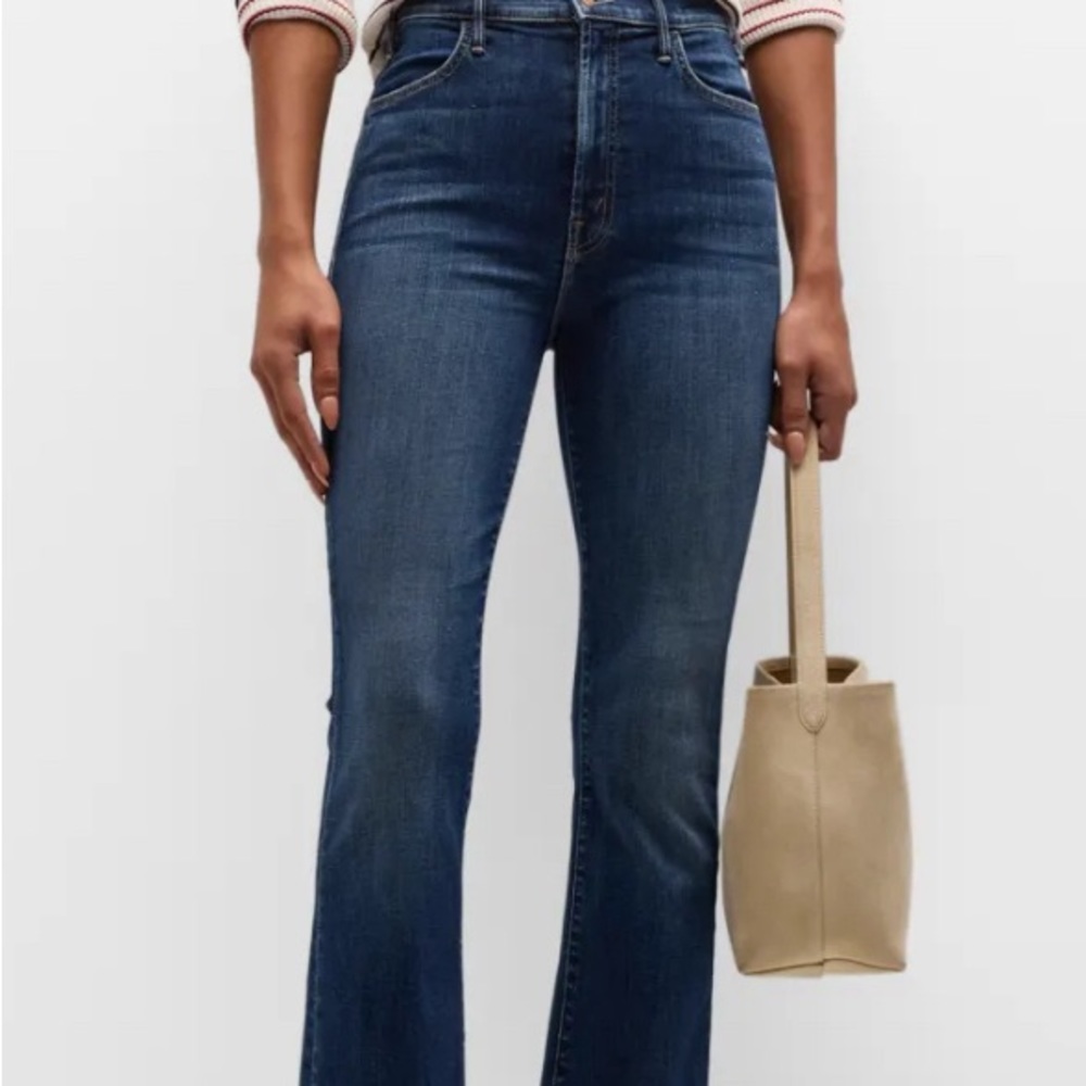 NWT never worn mother hustler ankle jeans in howdy